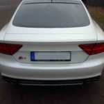 Audi A7 4G 3.0 - S7 Umbau und Active Sound Nachrüstung - Heckansicht