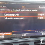 Audi A6 4G - Retrofitting the Audi Active Lane Assist - board computer