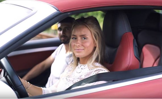 Declaración de pasarelas Active Sound y la presentación en una aplicación V6T Audi S5