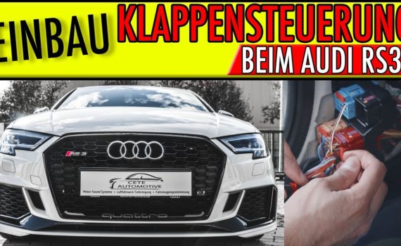 Control de control de aletas Instalación de la válvula activa en el Audi RS3