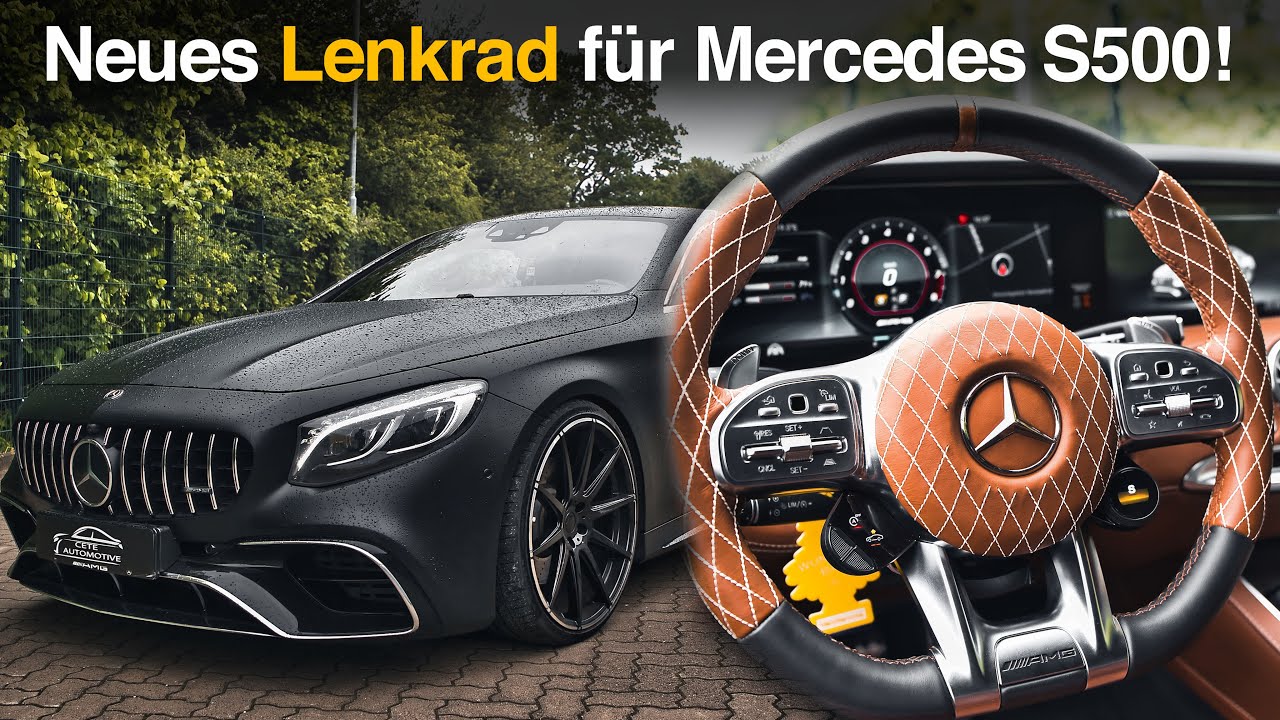Mercedes S500 mit AMG Performances Lenkrad Umbau